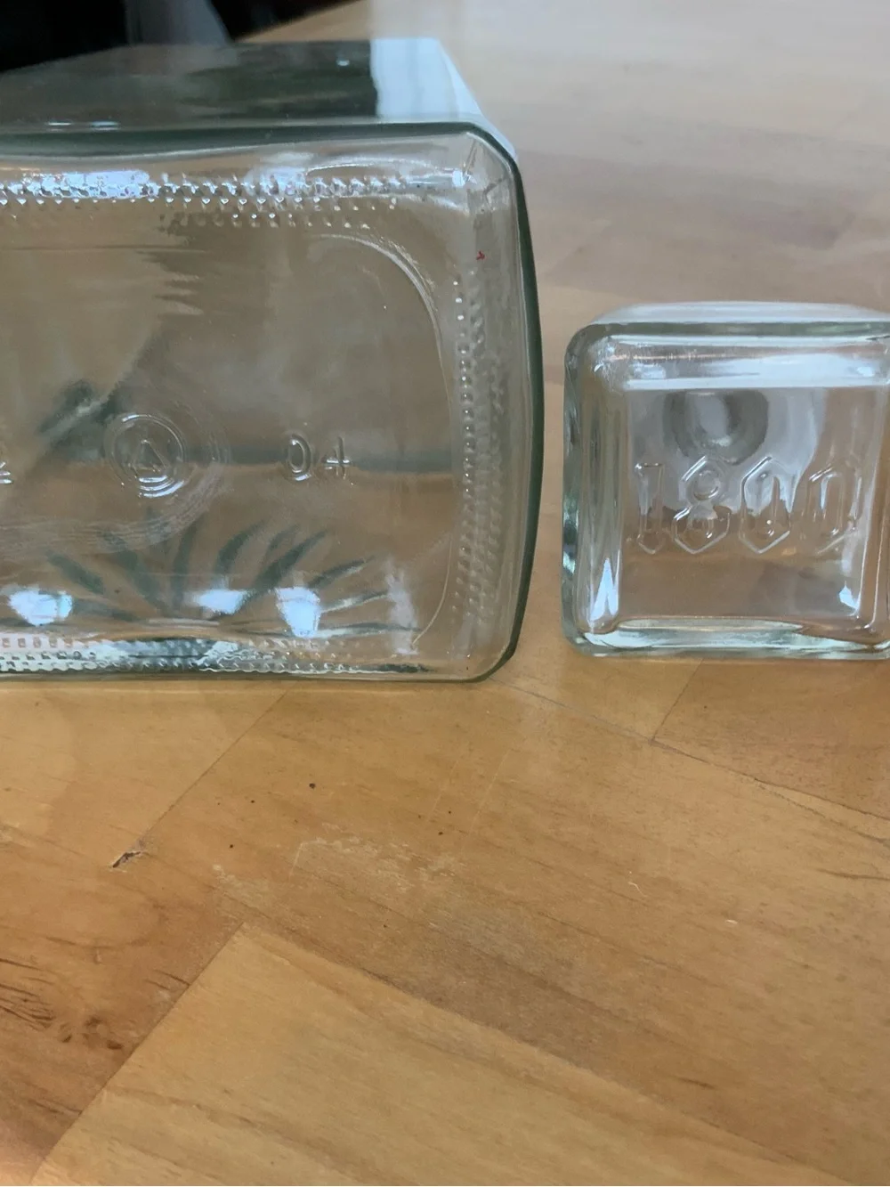 Vintage Jose Cuervo 1800 decanter